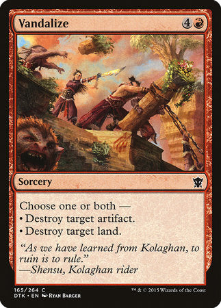 Vandalize [Dragons of Tarkir] | Arkham Games and Comics