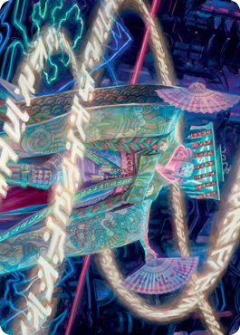 Satsuki, the Living Lore Art Card [Kamigawa: Neon Dynasty Art Series] | Arkham Games and Comics
