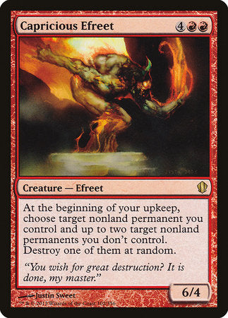 Capricious Efreet [Commander 2013] | Arkham Games and Comics