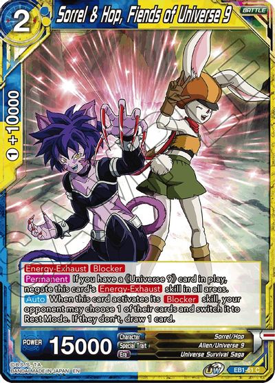 Sorrel & Hop, Fiends of Universe 9 (EB1-061) [Battle Evolution Booster] | Arkham Games and Comics