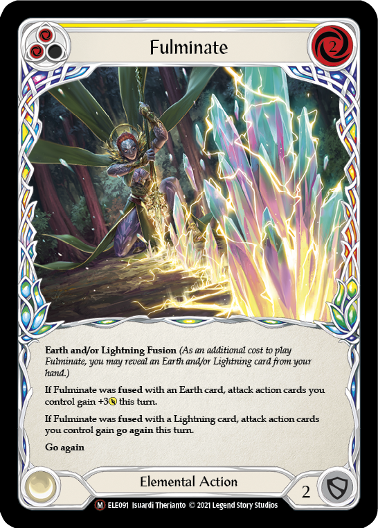 Fulminate [U-ELE091] (Tales of Aria Unlimited)  Unlimited Rainbow Foil | Arkham Games and Comics