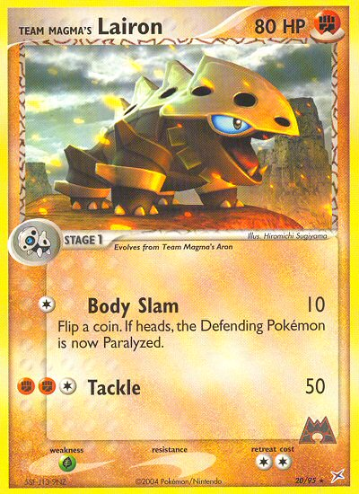 Team Magma's Lairon (20/95) [EX: Team Magma vs Team Aqua] | Arkham Games and Comics
