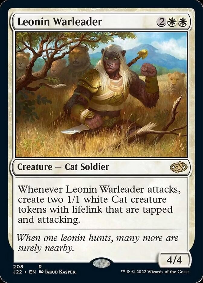 Leonin Warleader [Jumpstart 2022] | Arkham Games and Comics