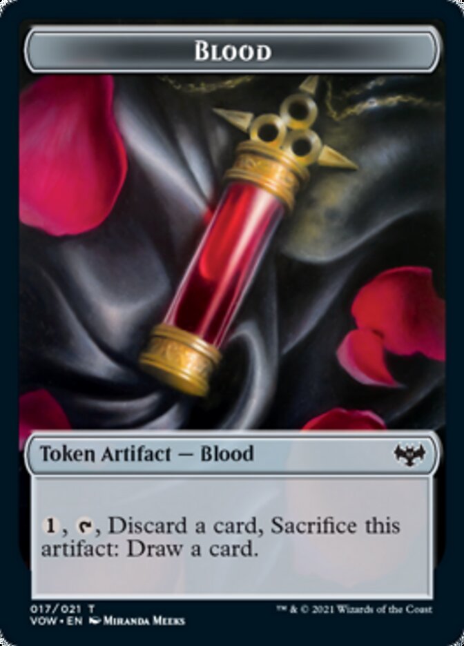 Blood Token [Innistrad: Crimson Vow Tokens] | Arkham Games and Comics