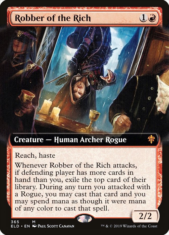 Robber of the Rich (Extended Art) [Throne of Eldraine] | Arkham Games and Comics