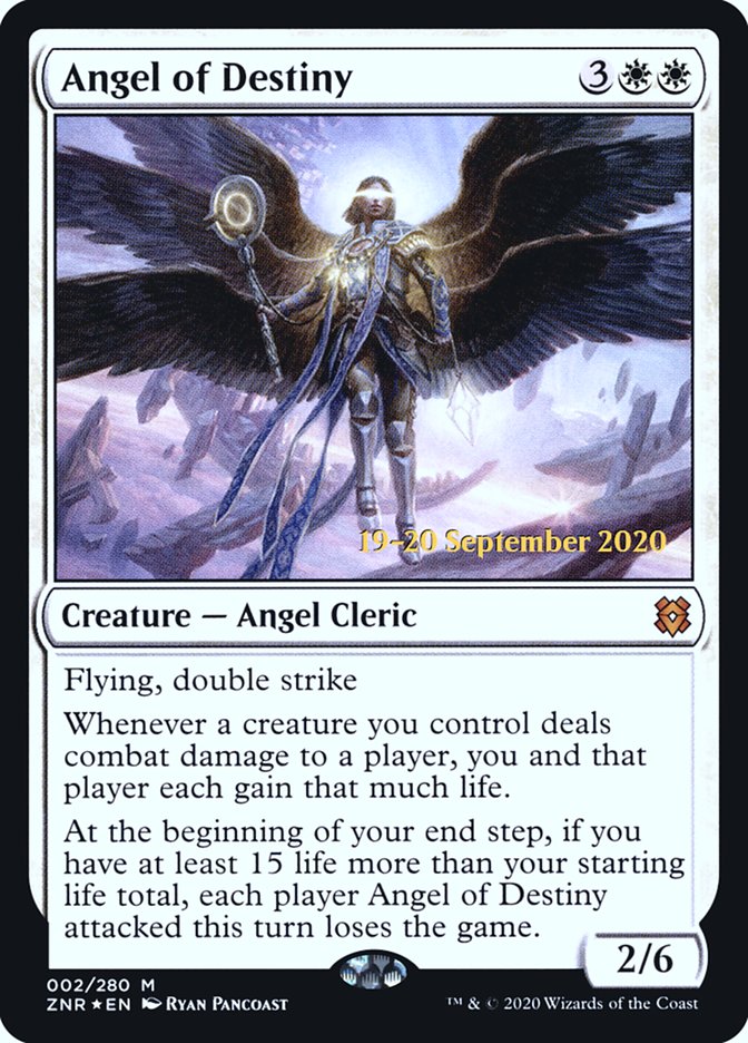 Angel of Destiny  [Zendikar Rising Prerelease Promos] | Arkham Games and Comics