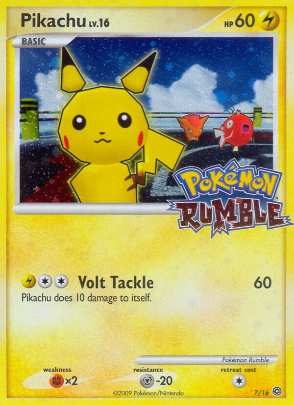 Pikachu (7/16) [Pokémon Rumble] | Arkham Games and Comics