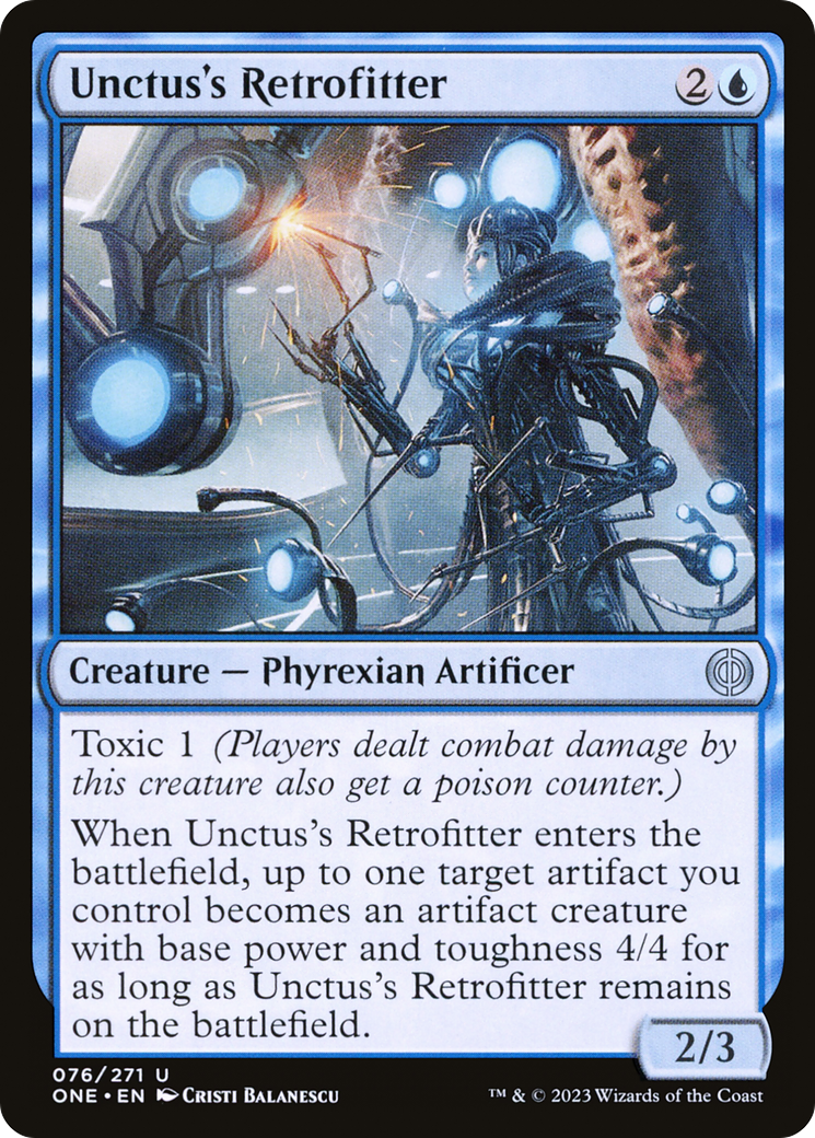 Unctus's Retrofitter [Phyrexia: All Will Be One] | Arkham Games and Comics