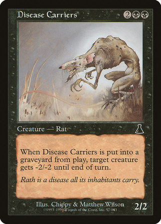 Disease Carriers [Urza's Destiny] | Arkham Games and Comics