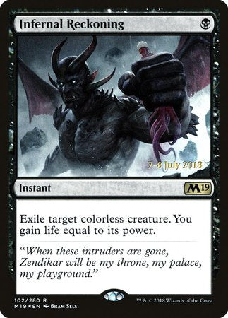 Infernal Reckoning [Core Set 2019 Promos] | Arkham Games and Comics