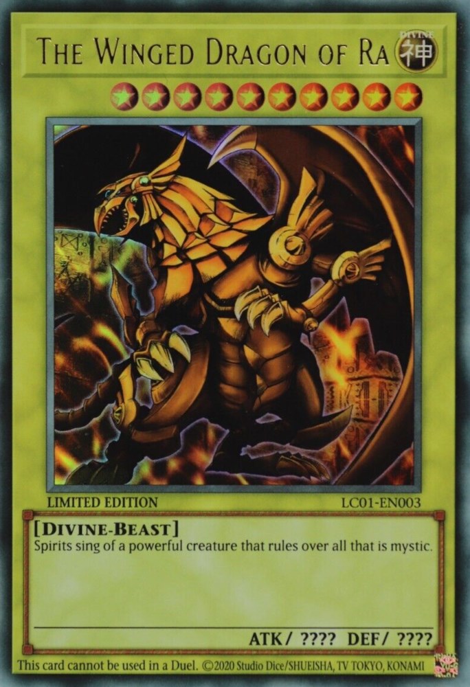 The Winged Dragon of Ra (25th Anniversary) [LC01-EN003] Ultra Rare | Arkham Games and Comics