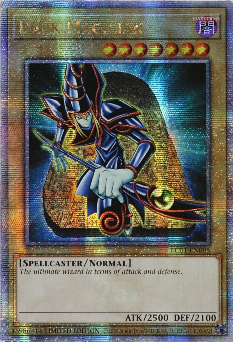 Dark Magician (25th Anniversary) [LC01-EN005] Quarter Century Secret Rare | Arkham Games and Comics