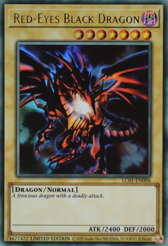 Red-Eyes Black Dragon (25th Anniversary) [LC01-EN006] Ultra Rare | Arkham Games and Comics