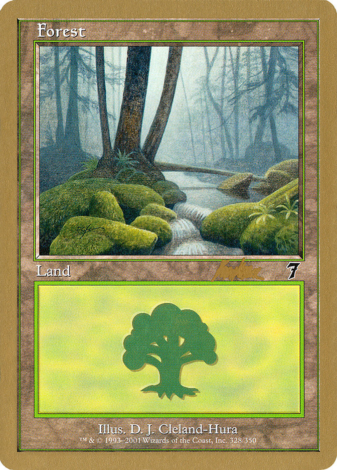 Forest (328) (Brian Kibler) [World Championship Decks 2002] | Arkham Games and Comics