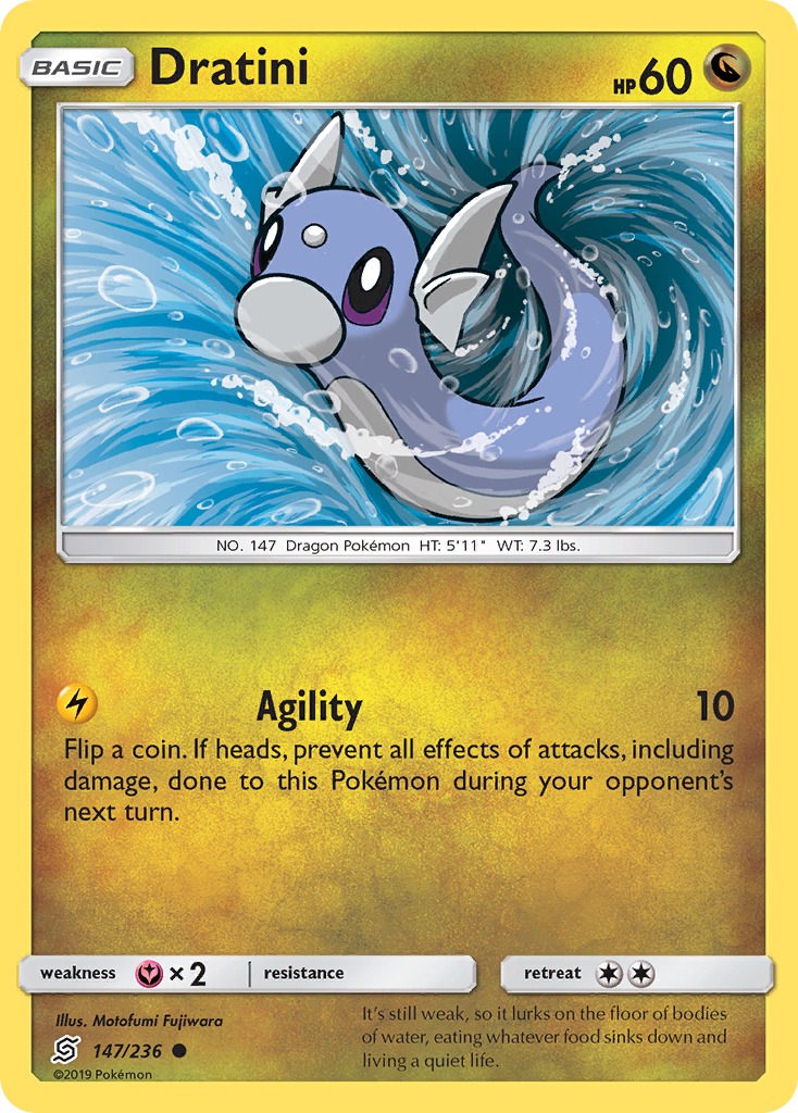 Dratini (147/236) [Sun & Moon: Unified Minds] | Arkham Games and Comics