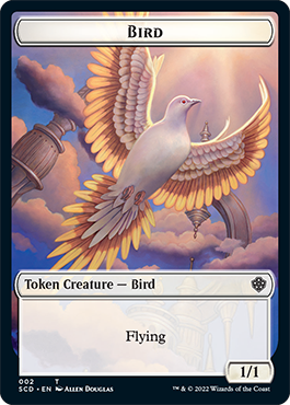 Bird // Thopter Double-Sided Token [Starter Commander Decks] | Arkham Games and Comics