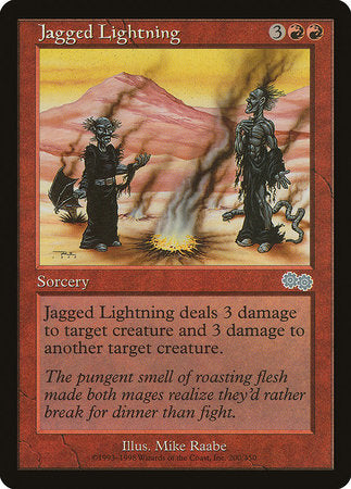 Jagged Lightning [Urza's Saga] | Arkham Games and Comics