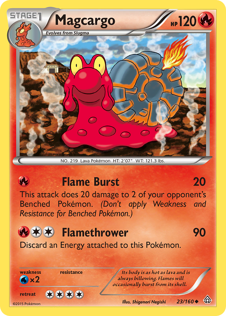 Magcargo (23/160) [XY: Primal Clash] | Arkham Games and Comics