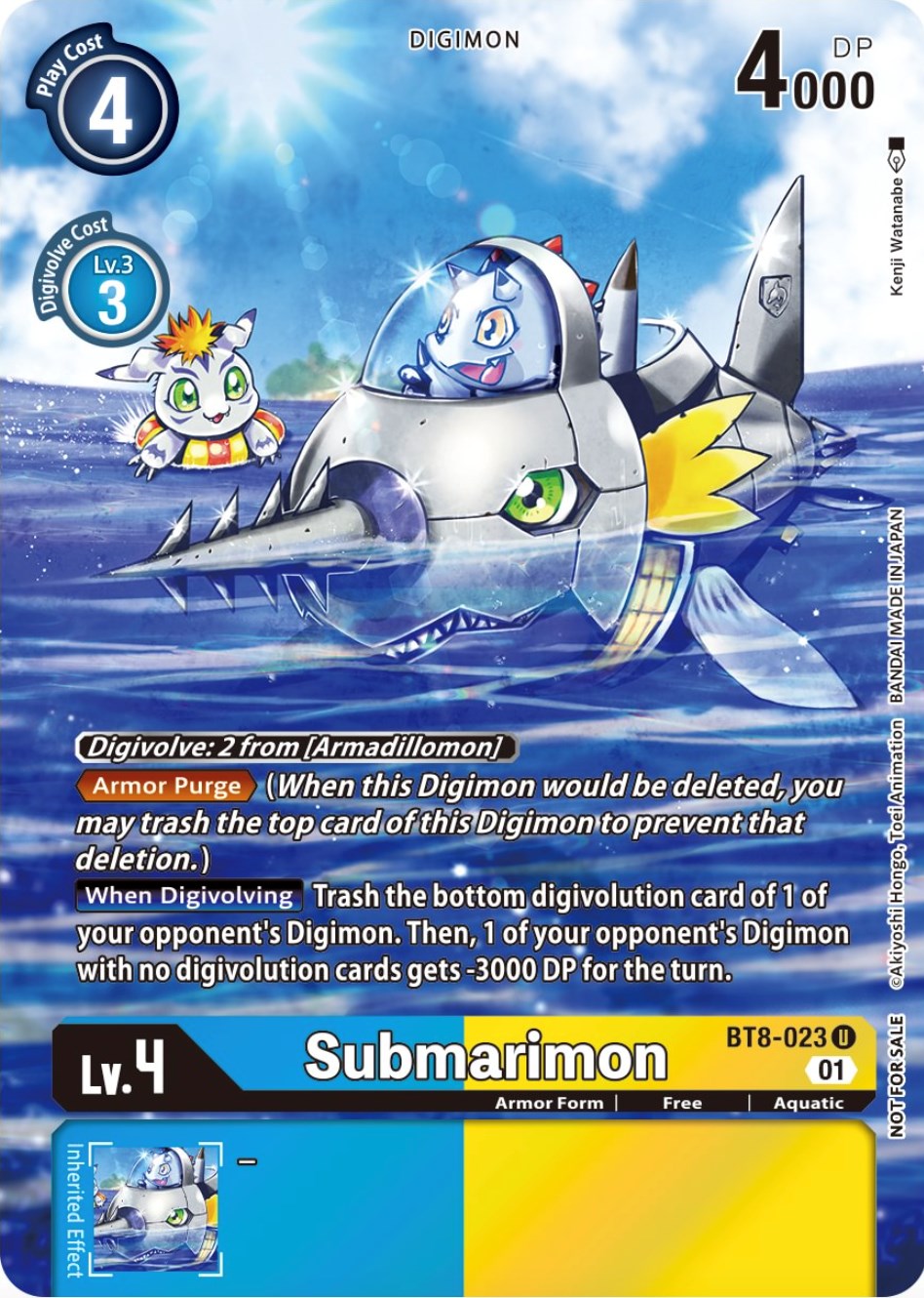 Submarimon [BT8-023] (Official Tournament Pack Vol.9) [New Awakening Promos] | Arkham Games and Comics