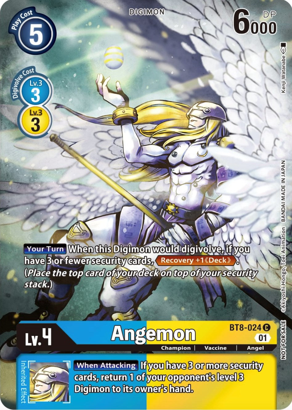 Angemon [BT8-024] (Official Tournament Pack Vol.9) [New Awakening Promos] | Arkham Games and Comics