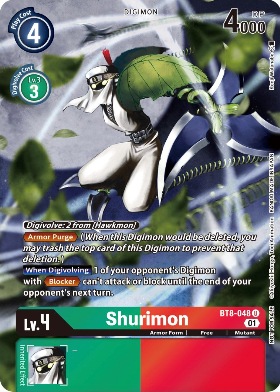 Shurimon [BT8-048] (Official Tournament Pack Vol.9) [New Awakening Promos] | Arkham Games and Comics