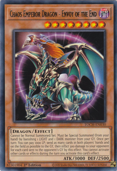 Chaos Emperor Dragon - Envoy of the End [TOCH-EN030] Rare | Arkham Games and Comics