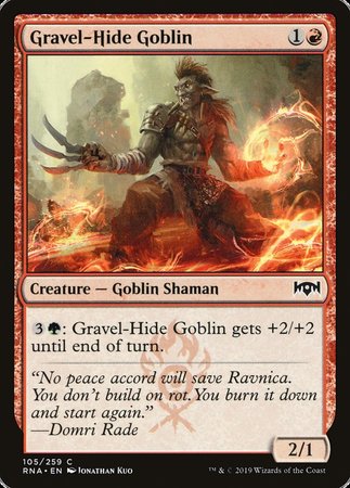 Gravel-Hide Goblin [Ravnica Allegiance] | Arkham Games and Comics