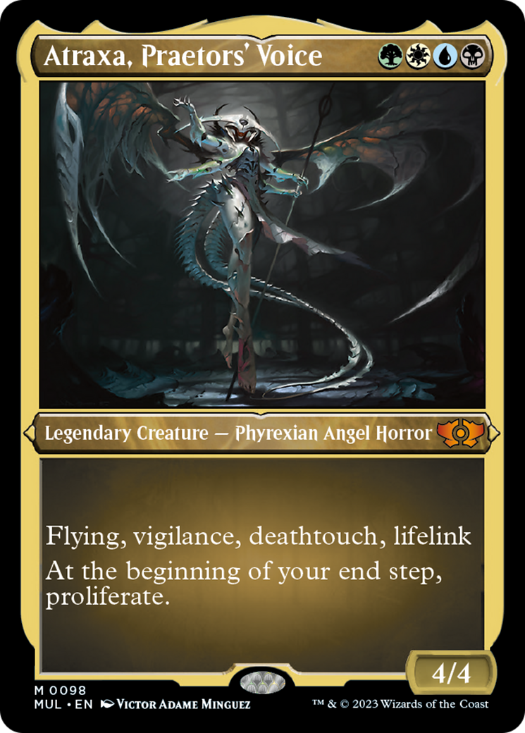 Atraxa, Praetors' Voice (Foil Etched) [Multiverse Legends] | Arkham Games and Comics