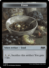 Faerie // Food (0013) Double-Sided Token [Wilds of Eldraine Tokens] | Arkham Games and Comics