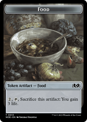 Elemental // Food (0013) Double-Sided Token [Wilds of Eldraine Tokens] | Arkham Games and Comics