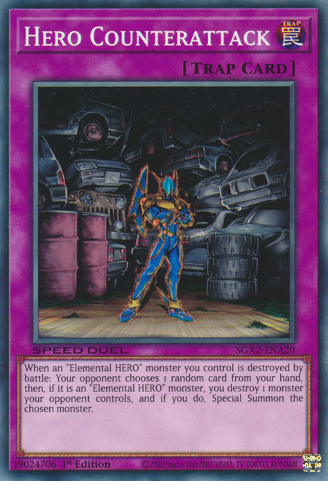 Hero Counterattack [SGX2-ENA20] Common | Arkham Games and Comics