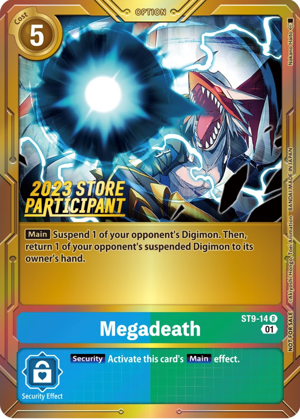 Megadeath [ST9-14] (2023 Store Participant) [Starter Deck: Ultimate Ancient Dragon Promos] | Arkham Games and Comics