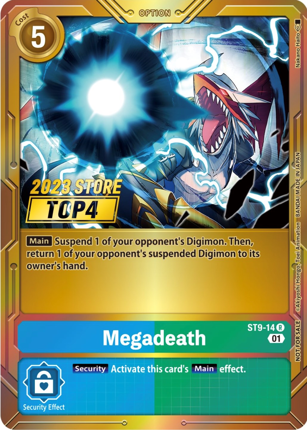 Megadeath [ST9-14] (2023 Store Top 4) [Starter Deck: Ultimate Ancient Dragon Promos] | Arkham Games and Comics