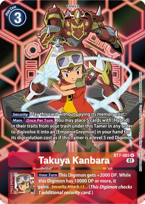 Takuya Kanbara [BT7-085] (D-Scanner Alternate Art) [Next Adventure Promos] | Arkham Games and Comics