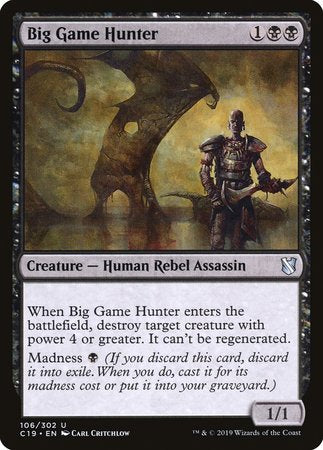 Big Game Hunter [Commander 2019] | Arkham Games and Comics