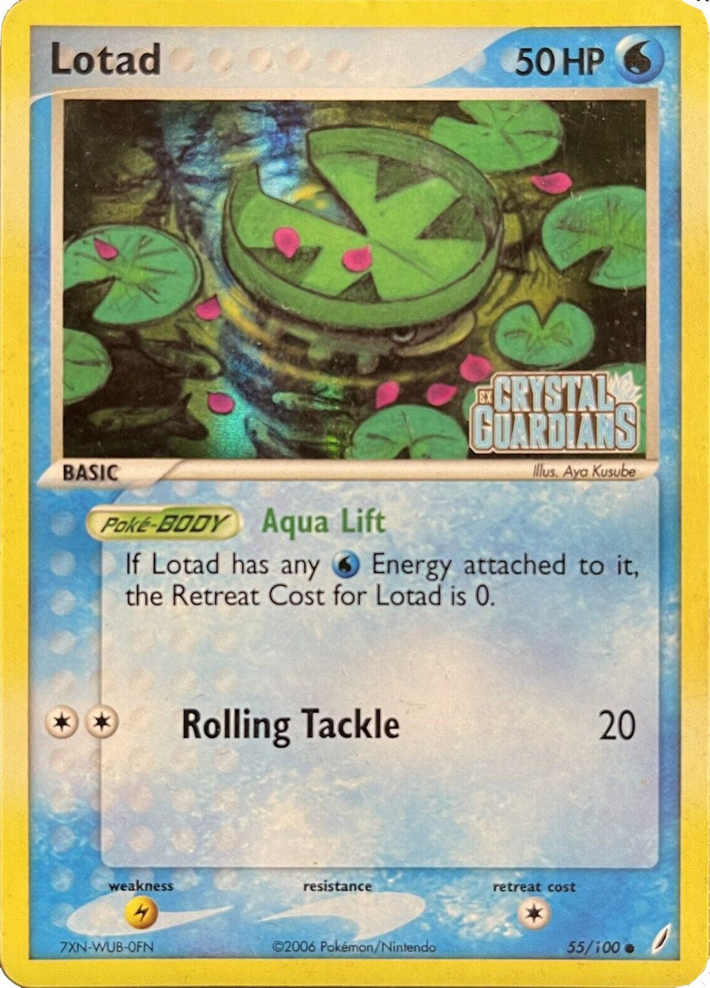 Lotad (055/100) (Theme Deck Exclusive) [EX: Crystal Guardians] | Arkham Games and Comics