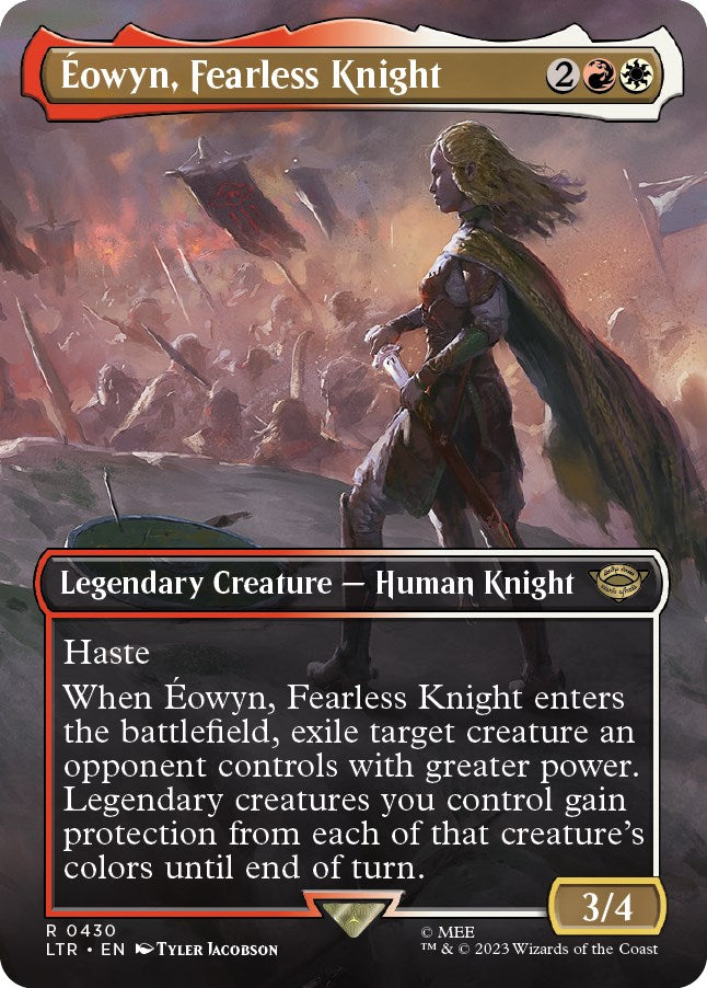 Eowyn, Fearless Knight (Borderless Alternate Art) [The Lord of the Rings: Tales of Middle-Earth] | Arkham Games and Comics