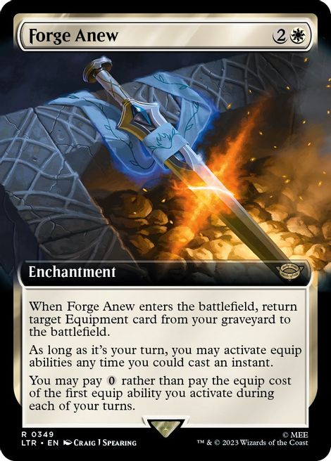 Forge Anew (Extended Art) [The Lord of the Rings: Tales of Middle-Earth] | Arkham Games and Comics
