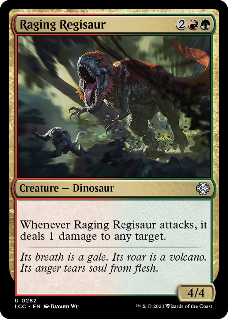 Raging Regisaur [The Lost Caverns of Ixalan Commander] | Arkham Games and Comics