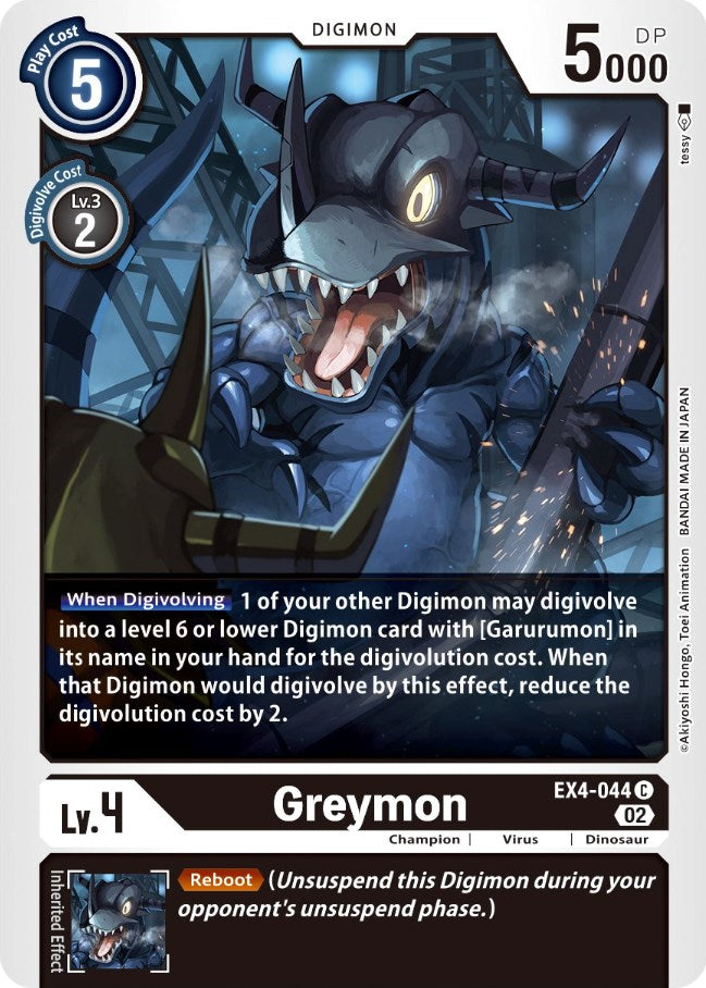 Greymon [EX4-044] [Alternative Being Booster] | Arkham Games and Comics