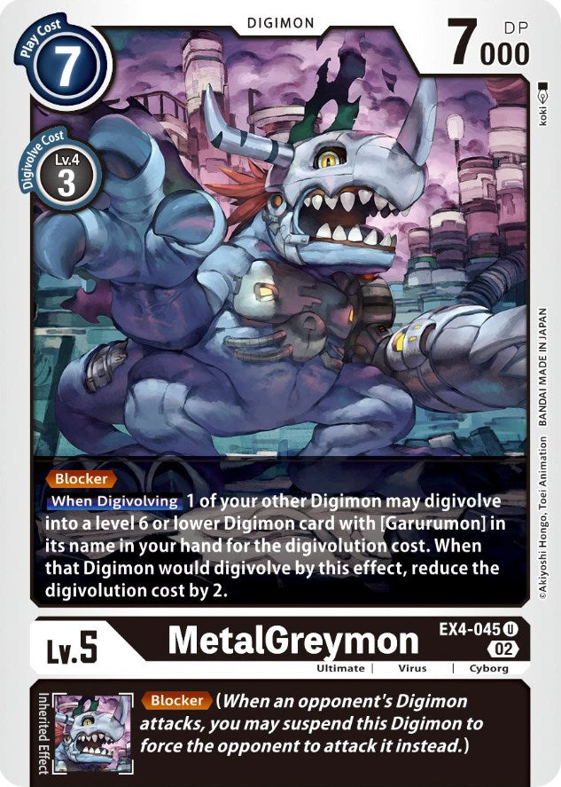 MetalGreymon [EX4-045] [Alternative Being Booster] | Arkham Games and Comics