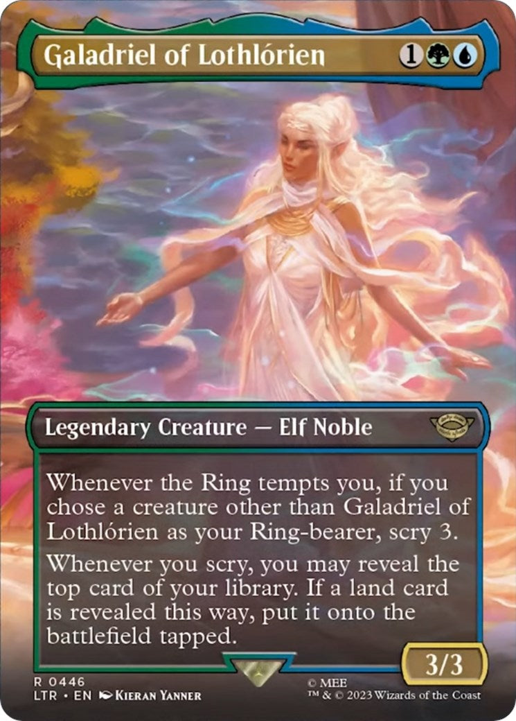Galadriel of Lothlorien (Borderless Alternate Art) [The Lord of the Rings: Tales of Middle-Earth] | Arkham Games and Comics