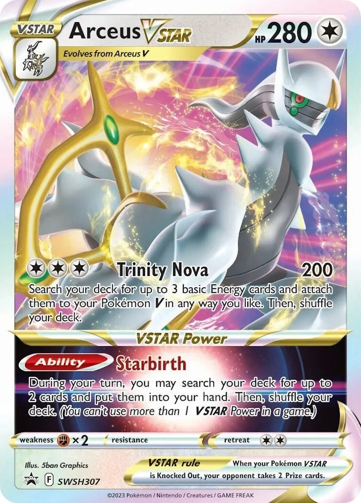 Arceus VSTAR (SWSH307) [Sword & Shield: Black Star Promos] | Arkham Games and Comics