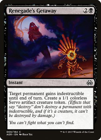 Renegade's Getaway [Aether Revolt] | Arkham Games and Comics