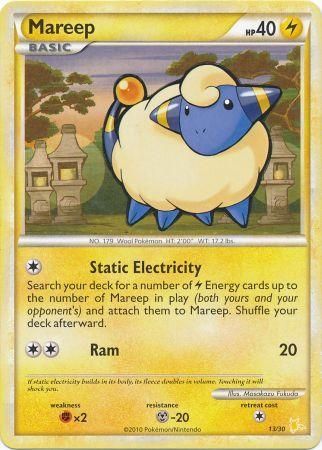 Mareep (13/30) [HeartGold & SoulSilver: Trainer Kit - Raichu] | Arkham Games and Comics