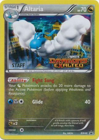 Altaria (BW48) (Staff Prerelease Promo) [Black & White: Black Star Promos] | Arkham Games and Comics