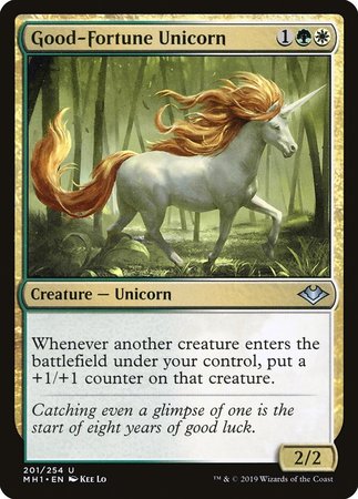 Good-Fortune Unicorn [Modern Horizons] | Arkham Games and Comics