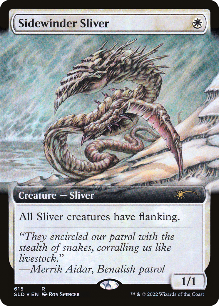 Sidewinder Sliver (Extended Art) [Secret Lair Drop Promos] | Arkham Games and Comics