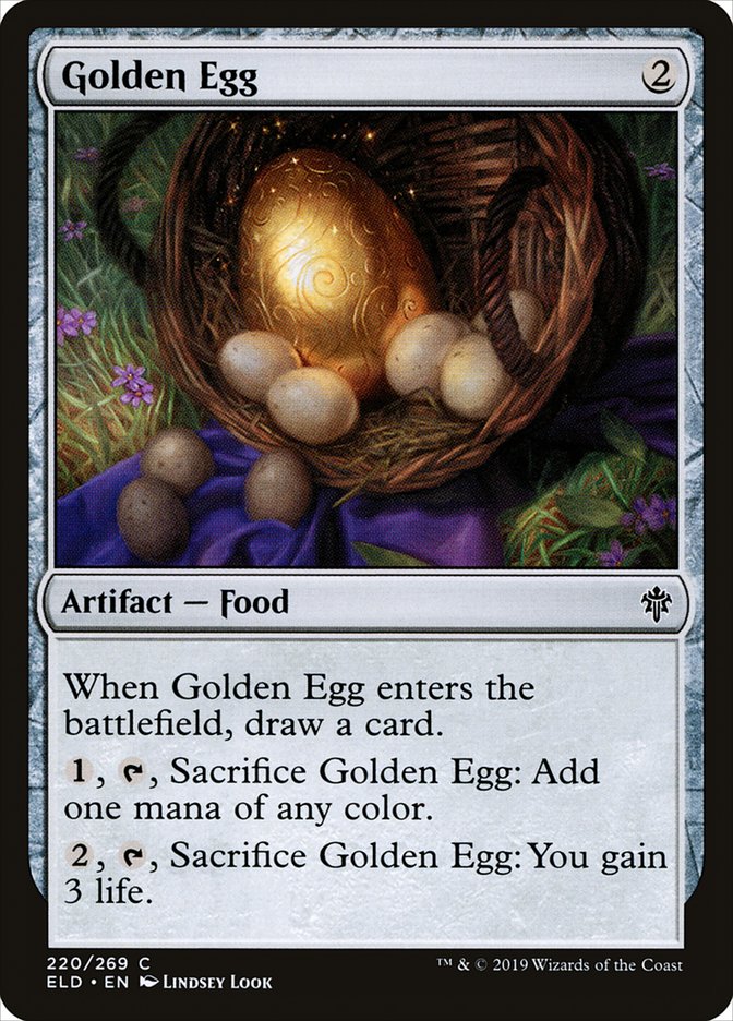 Golden Egg [Throne of Eldraine] | Arkham Games and Comics