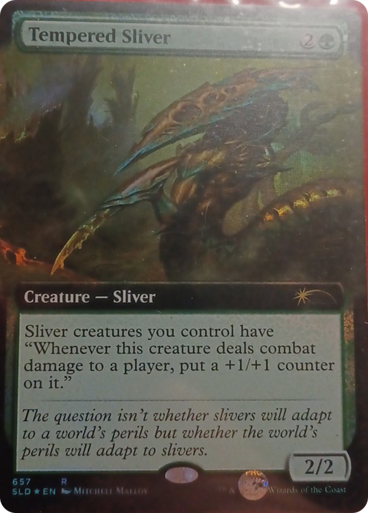 Tempered Sliver (Extended Art) [Secret Lair Drop Promos] | Arkham Games and Comics